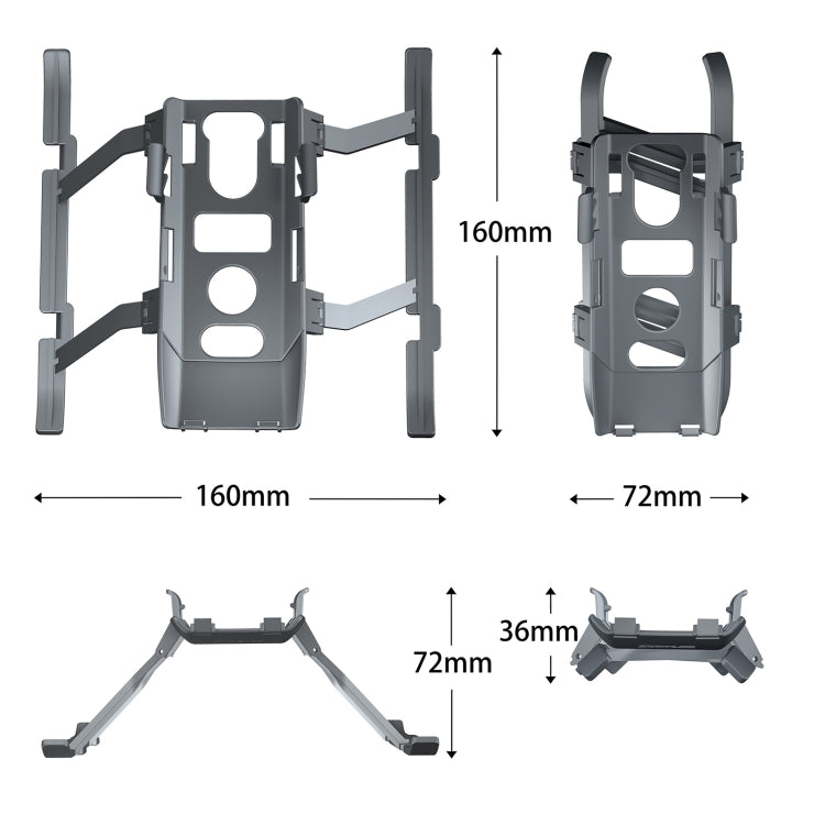 حامل تمديد ارتفاع معدات الهبوط سريع الفك قابل للطي من STARTRC لطائرة DJI Mavic 3، لطائرة DJI Mavic 3