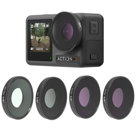 فلتر عدسة JSR 4 في 1 UV CPL ND16 ND32 لـ DJI Osmo Action 3، 4 في 1