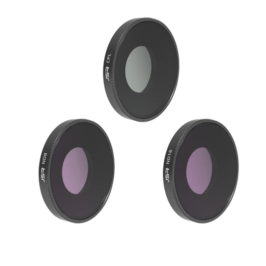 فلتر عدسة JSR 3 في 1 CPL ND8 ND16 لكاميرا DJI Osmo Action 3، 3 في 1