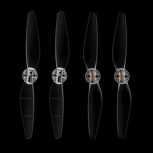 For DJI Mini 4 Pro / Mavic Mini 3 Pro STARTRC 2 Pairs Color LED Flash Lamp Low Noise Propellers, For DJI Mavic Mini 3 Pro