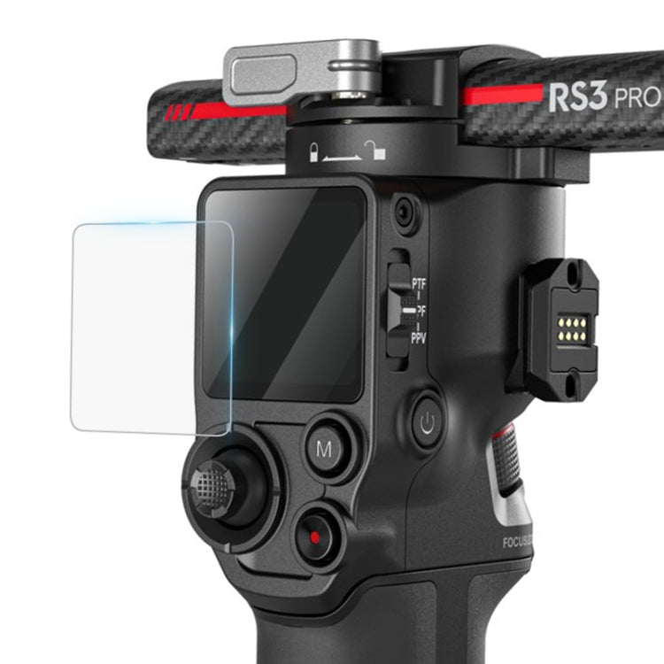 غشاء شاشة زجاجي مقوى مقاوم للانفجار لـ DJI RS3 / RS3 Pro، لـ DJI RS3 / RS3 Pro