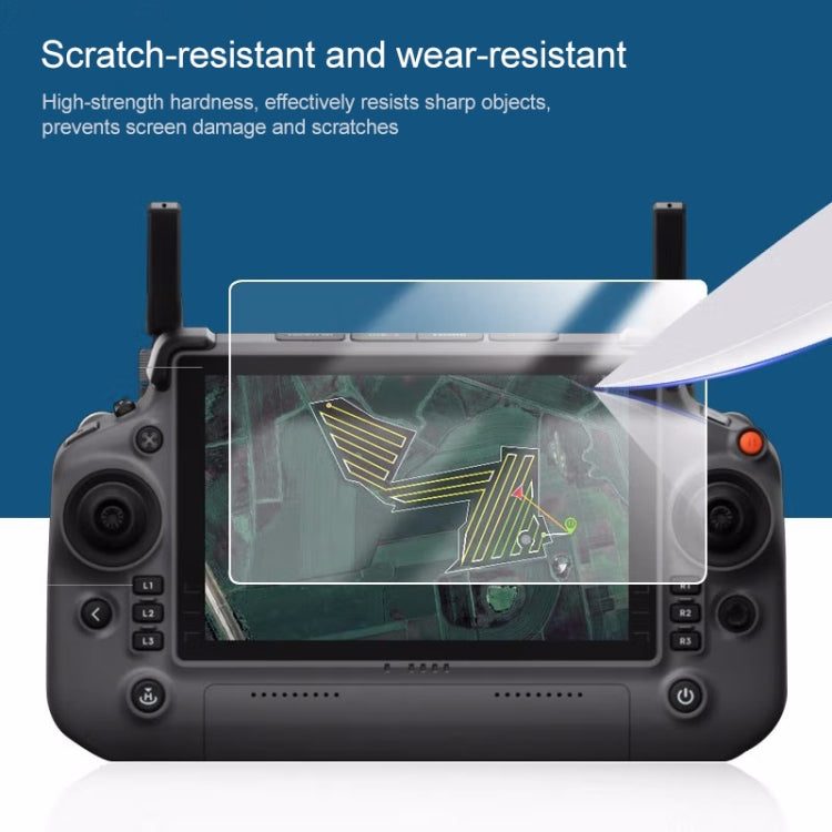 غشاء شاشة مقاوم للانفجار من الزجاج المقوى لجهاز التحكم عن بعد DJI T40، لجهاز التحكم عن بعد DJI T40