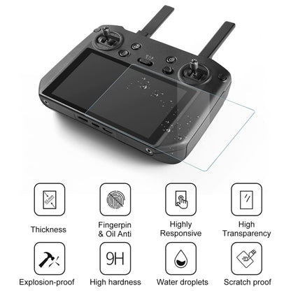 غشاء شاشة مقاوم للانفجار مصنوع من الزجاج المقوى لجهاز التحكم عن بعد DJI Mavic 2، لجهاز التحكم عن بعد DJI Mavic 2