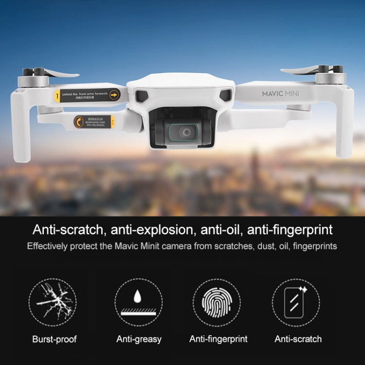 غشاء عدسة طائرة بدون طيار من الزجاج المقوى المقاوم للانفجار لـ DJI Mavic mini، لـ DJI Mavic mini