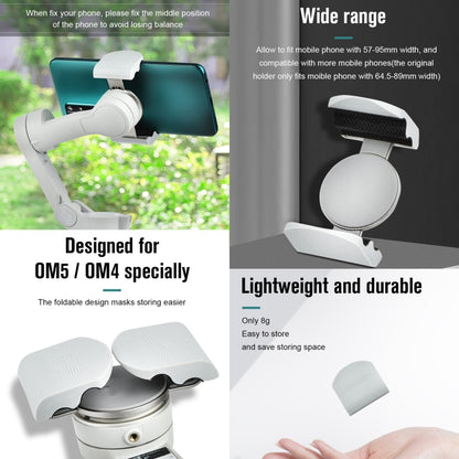 For DJI OM4 STARTRC Handheld Gimbal Quick Release Magnetic Buckle Clamp Expansion Bracket, STARTRC