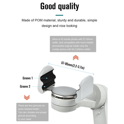 For DJI OM4 STARTRC Handheld Gimbal Quick Release Magnetic Buckle Clamp Expansion Bracket, STARTRC
