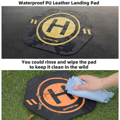 Sunnylife Drone Landing Pad 35cm Fast-Fold Double-Sided Leather Waterproof Helipad for DJI Neo / Avata 2 / Mini 4 Pro
