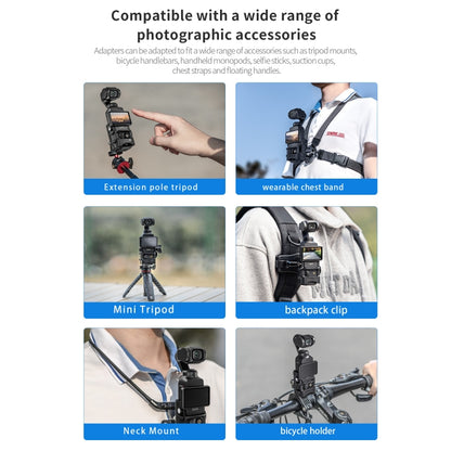 حامل محول توسيع إطار الحماية STARTRC لـ DJI OSMO Pocket 3، لمحول توسيع DJI OSMO Pocket 3