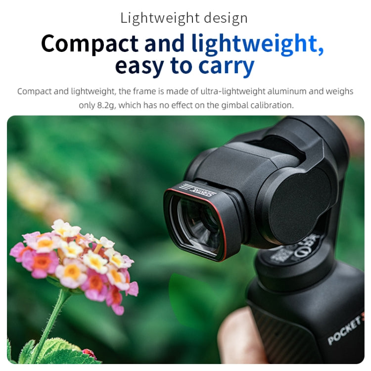 For DJI OSMO Pocket 3 STARTRC 10X Macro Lens Filter, 10X Macro