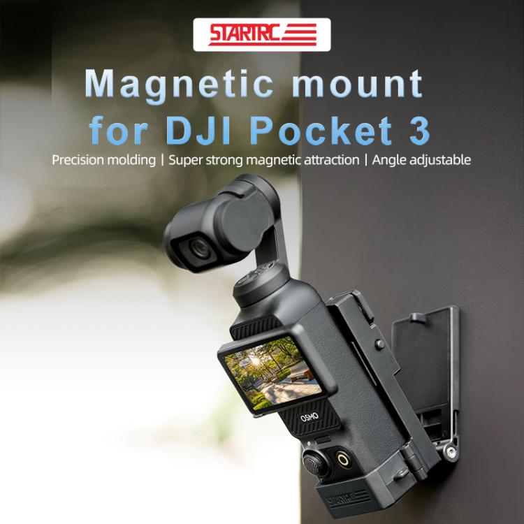 لـ DJI Osmo Pocket 3 STARTRC قاعدة تثبيت مغناطيسية قابلة للطي مع دعامة ثابتة