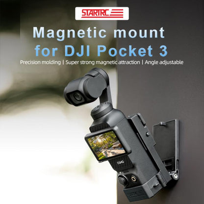 لـ DJI Osmo Pocket 3 STARTRC قاعدة تثبيت مغناطيسية قابلة للطي مع دعامة ثابتة