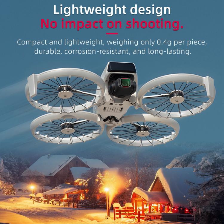 مرشح عدسة CPL 4 في 1 لـ DJI Flip STARTRC ND16 ND64 ND128، 4 في 1