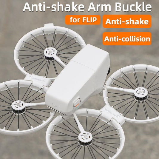 مشبك ذراع مضاد للاهتزاز من Sunnylife لـ DJI Flip مشبك تثبيت متكامل سريع الفك ومشبك مضاد للتصادم