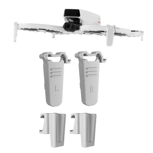 حامل تمديد ارتفاع معدات هبوط الطائرة بدون طيار من النوع المنقسم من STARTRC لـ DJI Flip، لـ DJI Flip