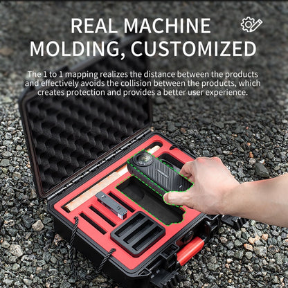 For Insta360 X4 STARTRC Waterproof EVA ABS Dual-layer Suitcase Storage Box, For Insta360 X4