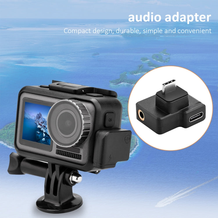محول شحن صوتي CYNOVA C-AC-003 لكاميرا DJI Osmo Action 1
