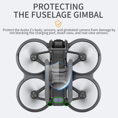 For DJI Avata 2 STARTRC Quick Release Folding Landing GearTraining Rack, For DJI AVATA 2 Orange