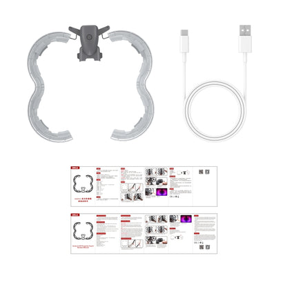 واقي مروحة LED للطائرة بدون طيار DJI Avata 2 STARTRC حلقة حماية مضادة للتصادم، لـ DJI Avata 2