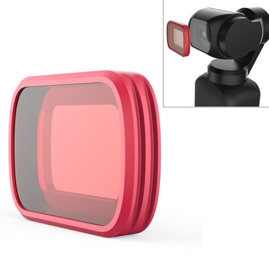 فلتر غطس احترافي PGYTECH P-18C-016 أحمر فاتح، فلتر عدسات ملون للغوص الاحترافي لكاميرا DJI Osmo Pocket، P-18C-016