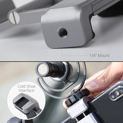 حامل تثبيت الهاتف المحمول من سبائك الألومنيوم PGYTECH P-18C-029+ لجيب DJI OSMO، P-18C-029