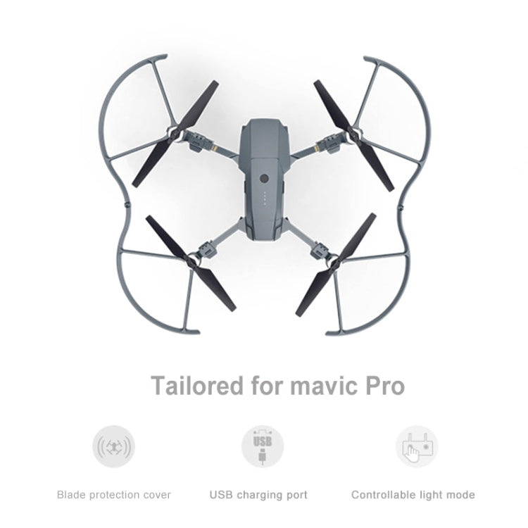 غطاء حماية مخصص لمصابيح LED P-MA-124 من PGYTECH لطائرة DJI Mavic Pro، لطائرة DJI Mavic Pro