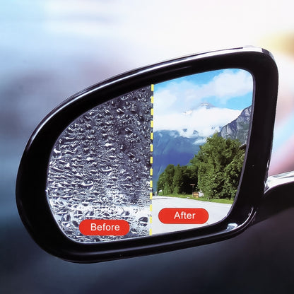 Car PET Rearview Mirror Protective Window Clear Anti-fog Waterproof Rain Shield Film, For Skoda Fabia 2010-2014, For Skoda Octavia 2015-2018, For Skoda Octavia 2013-2014, For Skoda Octavia 2010-2012, For Skoda Rapid 2013-2018���������������������������...