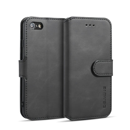 DG.MING Retro Oil Side Horizontal Flip Case with Holder & Card Slots & Wallet, for iPhone 7 / 8, for Galaxy Note 10, for Galaxy Note 10+, for Galaxy S9+, for Huawei P30 Lite, for Galaxy S9