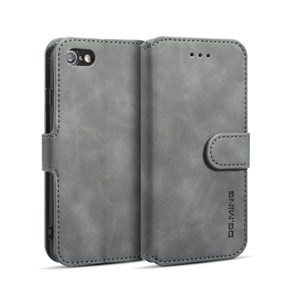 DG.MING Retro Oil Side Horizontal Flip Case with Holder & Card Slots & Wallet, for iPhone 7 / 8, for Galaxy Note 10, for Galaxy Note 10+, for Galaxy S9+, for Huawei P30 Lite, for Galaxy S9