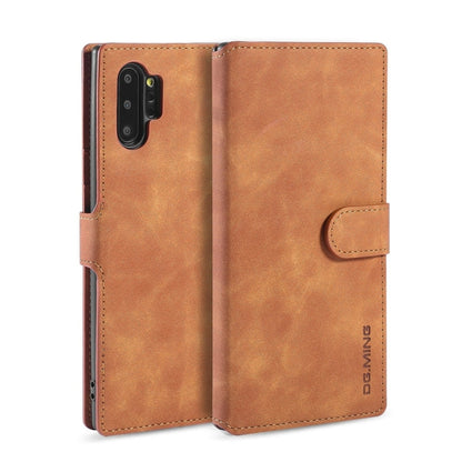 DG.MING Retro Oil Side Horizontal Flip Case with Holder & Card Slots & Wallet, for iPhone 7 / 8, for Galaxy Note 10, for Galaxy Note 10+, for Galaxy S9+, for Huawei P30 Lite, for Galaxy S9