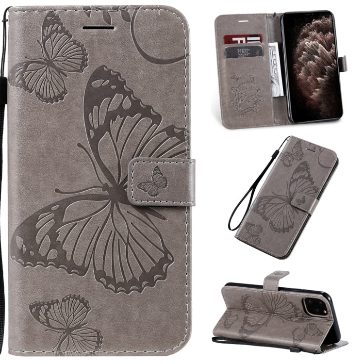 Pressed Printing Butterfly Pattern Horizontal Flip PU Leather Case with Holder & Card Slots & Wallet & Lanyard, For iPhone 11 Pro, For iPhone 11, For iPhone 11 Pro Max, For OPPO A1K / C2, For Vivo Y93 / Y91 / Y95, For Huawei P20 Lite 2019 / Nova 5i