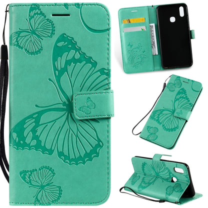 Pressed Printing Butterfly Pattern Horizontal Flip PU Leather Case with Holder & Card Slots & Wallet & Lanyard, For iPhone 11 Pro, For iPhone 11, For iPhone 11 Pro Max, For OPPO A1K / C2, For Vivo Y93 / Y91 / Y95, For Huawei P20 Lite 2019 / Nova 5i