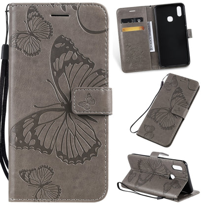 Pressed Printing Butterfly Pattern Horizontal Flip PU Leather Case with Holder & Card Slots & Wallet & Lanyard, For iPhone 11 Pro, For iPhone 11, For iPhone 11 Pro Max, For OPPO A1K / C2, For Vivo Y93 / Y91 / Y95, For Huawei P20 Lite 2019 / Nova 5i