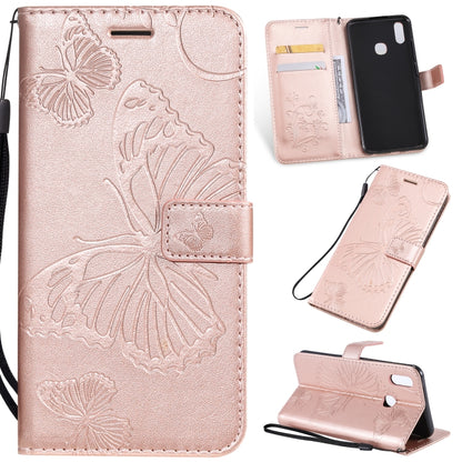 Pressed Printing Butterfly Pattern Horizontal Flip PU Leather Case with Holder & Card Slots & Wallet & Lanyard, For iPhone 11 Pro, For iPhone 11, For iPhone 11 Pro Max, For OPPO A1K / C2, For Vivo Y93 / Y91 / Y95, For Huawei P20 Lite 2019 / Nova 5i