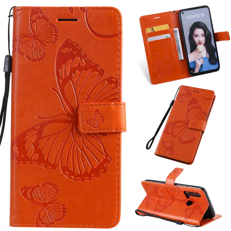 Pressed Printing Butterfly Pattern Horizontal Flip PU Leather Case with Holder & Card Slots & Wallet & Lanyard, For iPhone 11 Pro, For iPhone 11, For iPhone 11 Pro Max, For OPPO A1K / C2, For Vivo Y93 / Y91 / Y95, For Huawei P20 Lite 2019 / Nova 5i