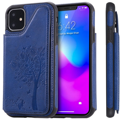 Cat Tree Embossing Pattern Shockproof Protective Case with Card Slots & Photo Frame, For iPhone 11 Pro, For iPhone 11, For iPhone 11 Pro Max, For Galaxy A50, For Galaxy Note 8, For Galaxy Note 9, For Galaxy Note 10+, For Galaxy Note 10