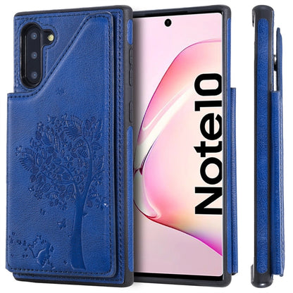 Cat Tree Embossing Pattern Shockproof Protective Case with Card Slots & Photo Frame, For iPhone 11 Pro, For iPhone 11, For iPhone 11 Pro Max, For Galaxy A50, For Galaxy Note 8, For Galaxy Note 9, For Galaxy Note 10+, For Galaxy Note 10