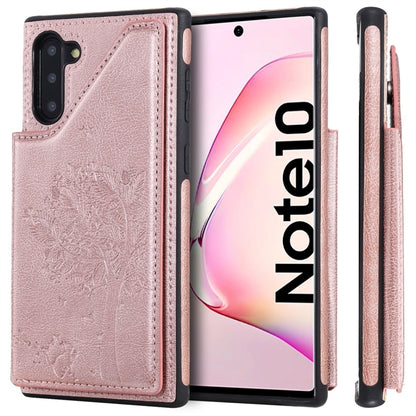 Cat Tree Embossing Pattern Shockproof Protective Case with Card Slots & Photo Frame, For iPhone 11 Pro, For iPhone 11, For iPhone 11 Pro Max, For Galaxy A50, For Galaxy Note 8, For Galaxy Note 9, For Galaxy Note 10+, For Galaxy Note 10