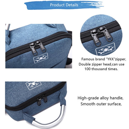 Portable Waterproof Drone Shoulder Storage Bag for DJI Mavic Mini 2, Blue