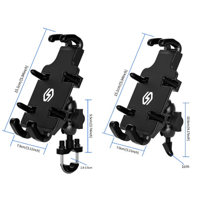 حامل هاتف للدراجات النارية من سبائك الألومنيوم بالكامل WUPP CS-1205A1، CS-1205A1