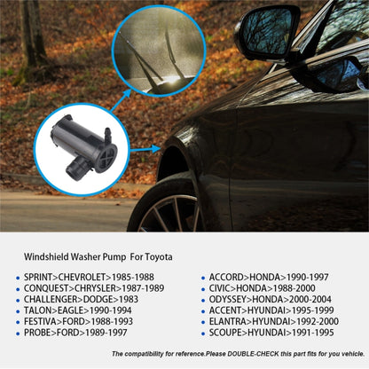 High Pressure Windshield Washer Wipers Washer Pump 85310-22080 for Honda, For Honda