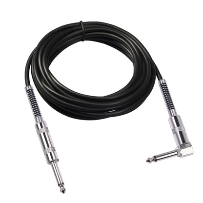 TC048SL 6.35mm Plug Straight to Elbow Electric Guitar Audio Cable