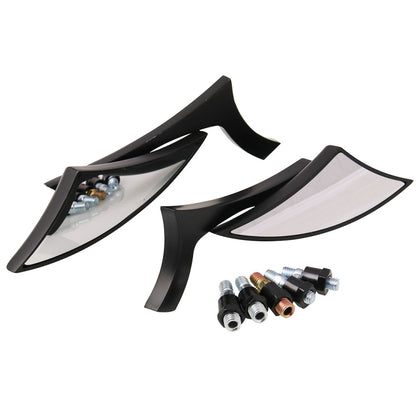 Motorcycle Rearview Side Mirrors for Harley Dyna Touring, MB-MR031-BK