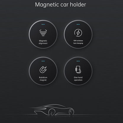 JOYROOM JR-ZS240 15W Max Car Magnetic Wireless Charge Holder, JR-ZS240