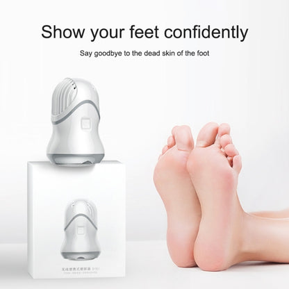 Electric Vacuum Design Foot Grinder Household Multifunctional Pedicure Calluses Foot Care, Silver Foot Grinder