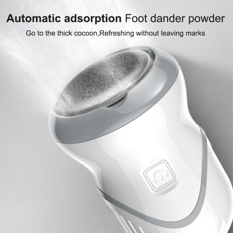 Electric Vacuum Design Foot Grinder Household Multifunctional Pedicure Calluses Foot Care, Silver Foot Grinder