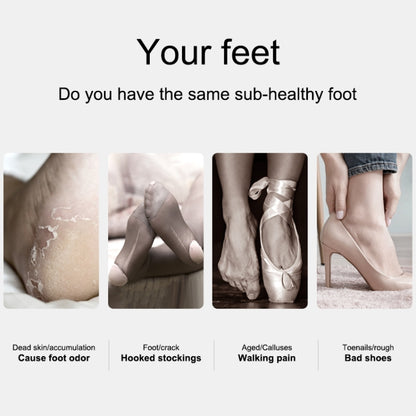 Electric Vacuum Design Foot Grinder Household Multifunctional Pedicure Calluses Foot Care, Silver Foot Grinder