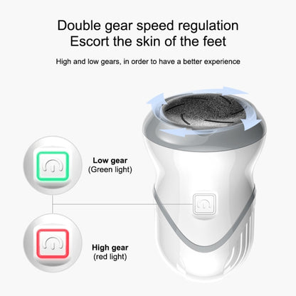 Electric Vacuum Design Foot Grinder Household Multifunctional Pedicure Calluses Foot Care, Silver Foot Grinder