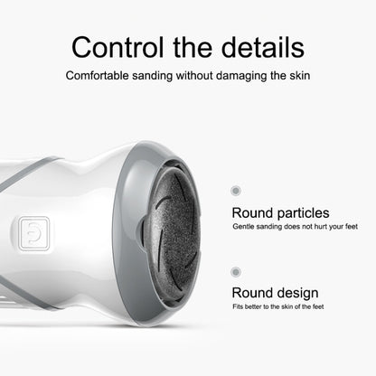 Electric Vacuum Design Foot Grinder Household Multifunctional Pedicure Calluses Foot Care, Silver Foot Grinder