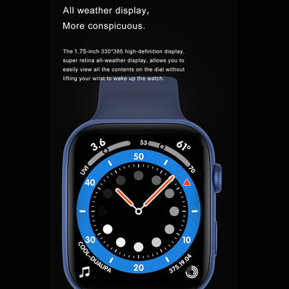 DW35PRO 1.75 inch Color Screen IPX7 Waterproof Smart Watch, Support Bluetooth Answer & Reject / Sleep Monitoring / Heart Rate Monitoring, Style: Steel Strap