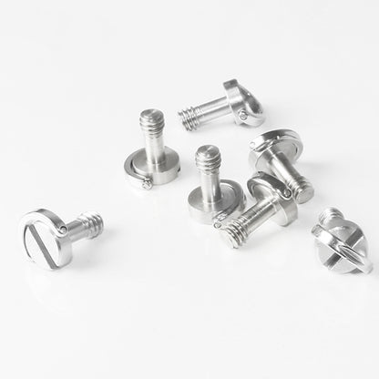 EXIN LS095 2 PCS D Ring Screws Camera Plate Mount 1/4 inch Quick Release Screws, LS095